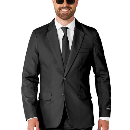 Czarny garnitur męski <tc>Suitmeister</tc>
