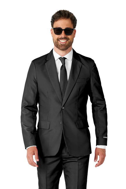 Czarny garnitur męski <tc>Suitmeister</tc>