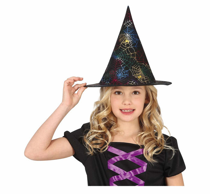 Halloweenowy kapelusz czarownicy Pająki Dziecko