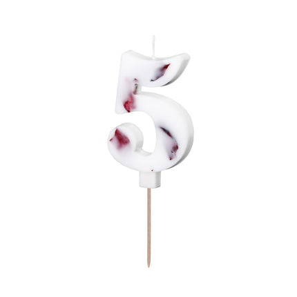 Świeca 5 Year Petals 8cm