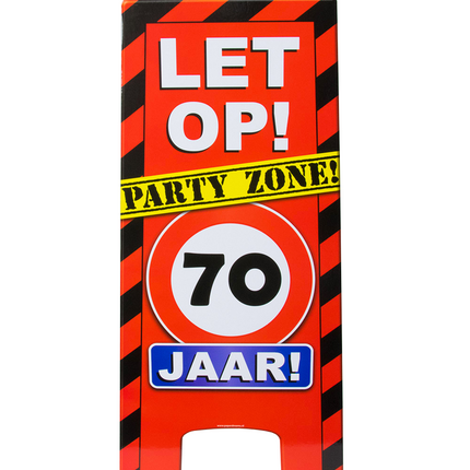 Znak ostrzegawczy 70 lat 62,5 cm