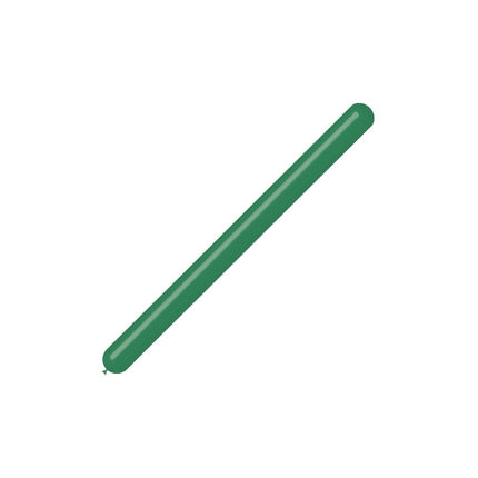 Ciemnozielone balony do modelowania 7,5cm 150cm 100szt