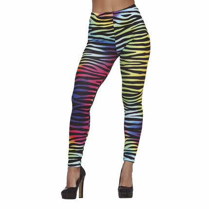 Legginsy z nadrukiem tygrysa