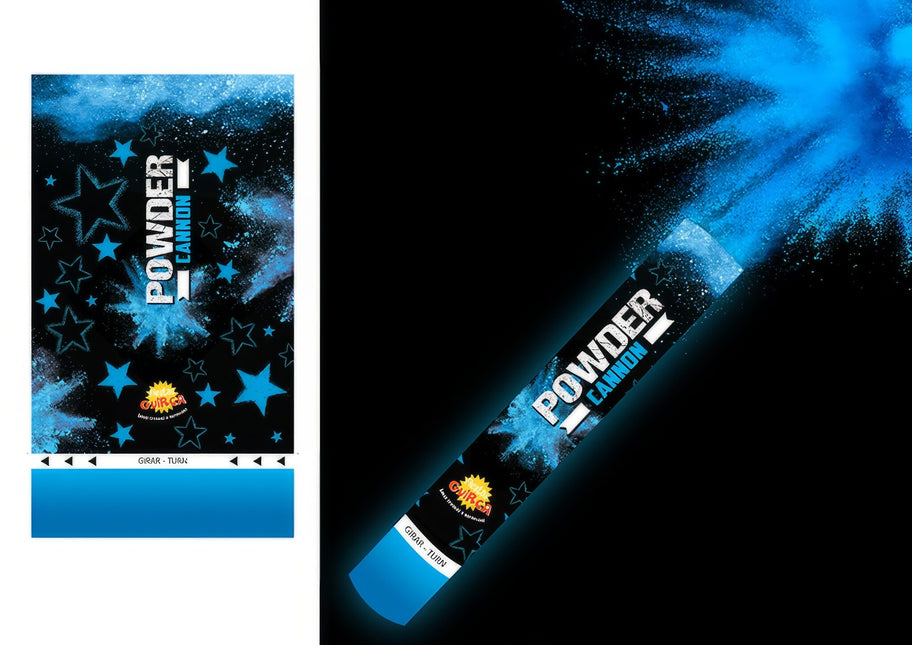 Konfetti Cannon Blue Powder 30 cm
