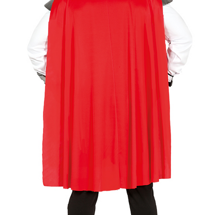 Strój rycerza Czerwona peleryna