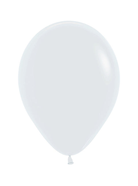 Balony białe 25cm 100szt