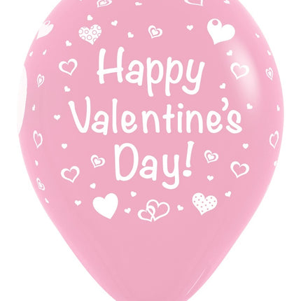 Balony Happy Valentines Day Mix 30cm 25szt