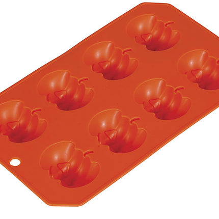 Halloweenowe foremki do lodu Dynie 22 cm 8 szt.