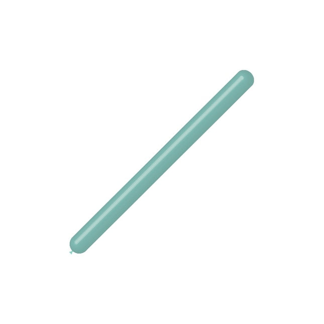Miętowe zielone balony do modelowania 7,5cm 150cm 100szt