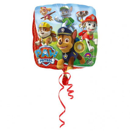 Balon foliowy Paw Patrol Kwadrat 43 cm pusty