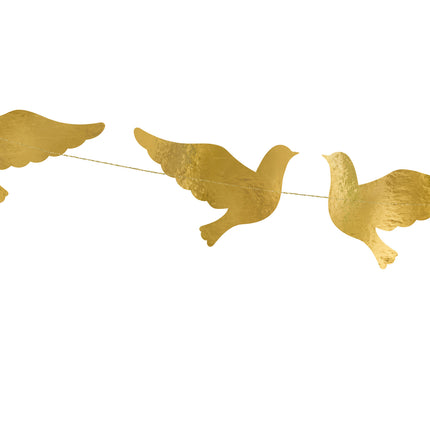 Girlanda ślubna Dove Gold 86 cm