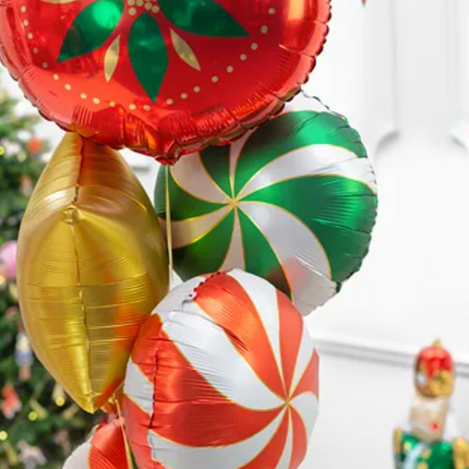 Balon helowy świąteczny pusty 45 cm