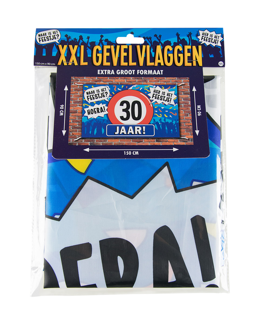Flaga szczytowa 30 lat 1,5 m