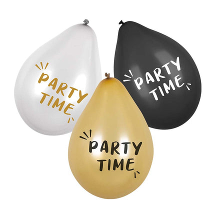 Balony Party Time dwustronne 25cm