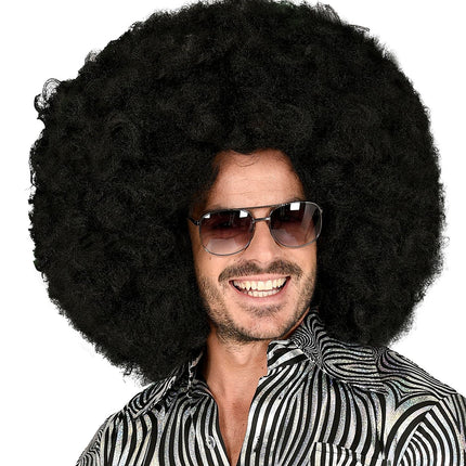 Czarna peruka Maxi Afro