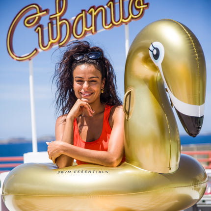 Kosz do pływania Swim Basket Swan Gold 95 cm