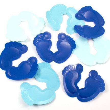 Birth Confetti Boy Feet XL 8,5cm