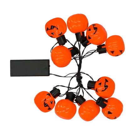 Halloweenowa girlanda świetlna LED Dynia 1,75 m