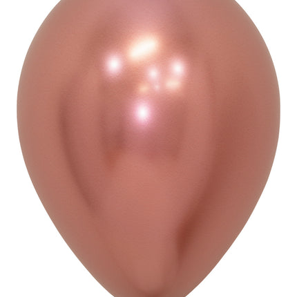 Balony Reflex Rose Gold 30cm 12szt