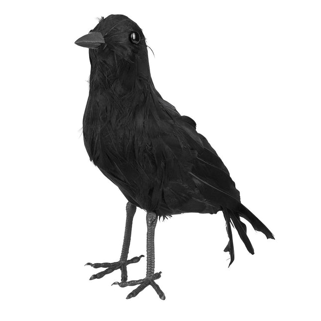 Halloweenowa wrona 23 cm