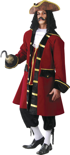 Piracki garnitur męski Bordeaux Red