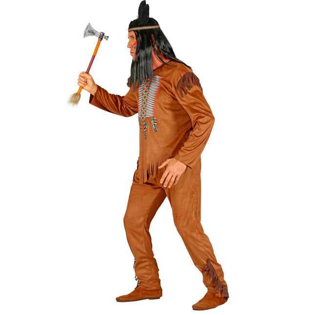 Kostium indiański brązowy męski 3 szt