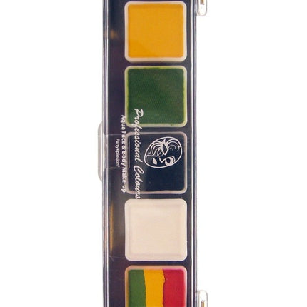 Paleta kolorów PXP 5 X 3 i 1 X 6gr Rasta Colours Palette z pędzelkiem w Rozmiarze 25 regularnych kolorów i 1 Splitcake.