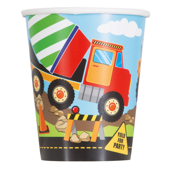 Kubki na plac budowy 266ml 8szt