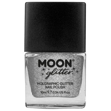 Holograficzny lakier do paznokci Moon Glitter Silver 14ml