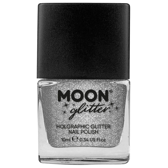 Holograficzny lakier do paznokci Moon Glitter Silver 14ml