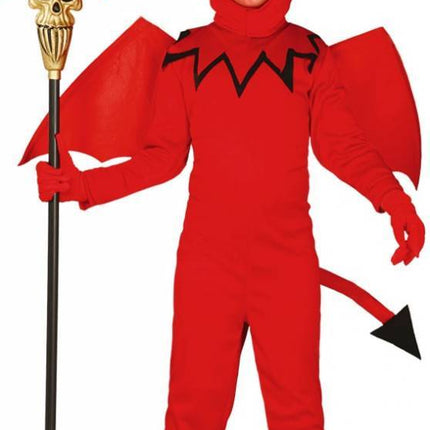 Kostium na Halloween Diabeł dziecięcy ze skrzydłami