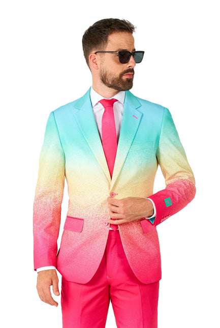 Garnitur męski Rainbow Fuchsia Blue <tc>OppoSuits</tc>