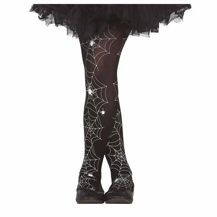 Dziecięce legginsy Spider's Web na Halloween