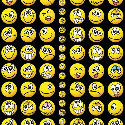 Emoji Crazy Stickers Gold