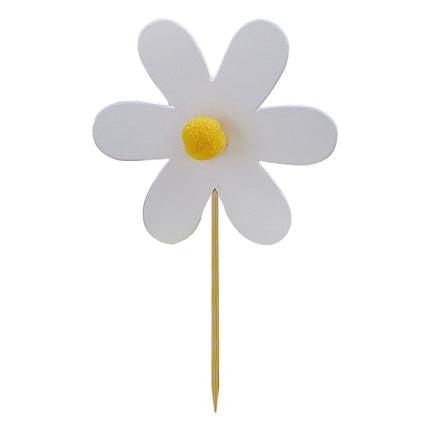 Baby Shower Cupcake Toppers Stokrotki 12szt