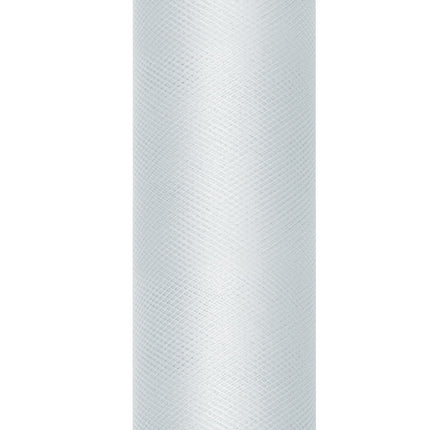 Szary tiul w rolce 30cm 9m