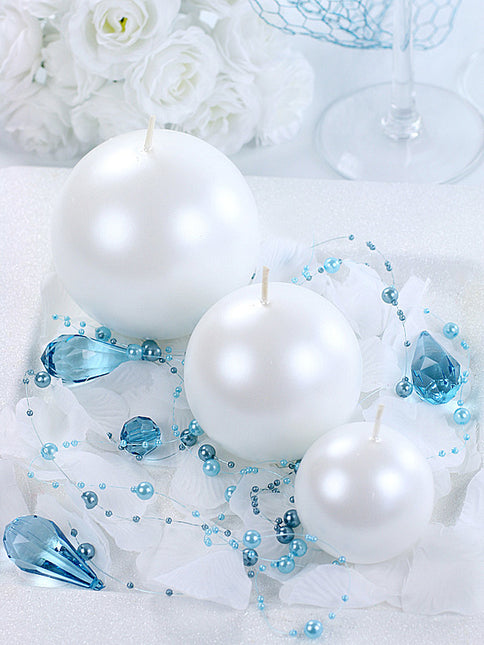 Świece kulkowe Pearl Metallic 6cm 10szt