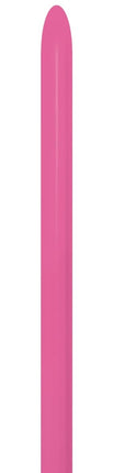 Balony do modelowania fuksja 2,5cm 152cm 50szt