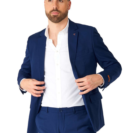 Granatowy garnitur męski <tc>OppoSuits</tc>