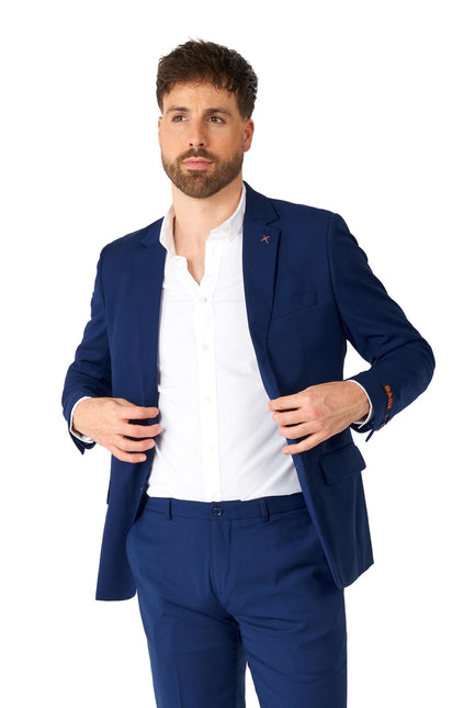 Granatowy garnitur męski <tc>OppoSuits</tc>