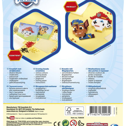 Żelazne koraliki Paw Patrol