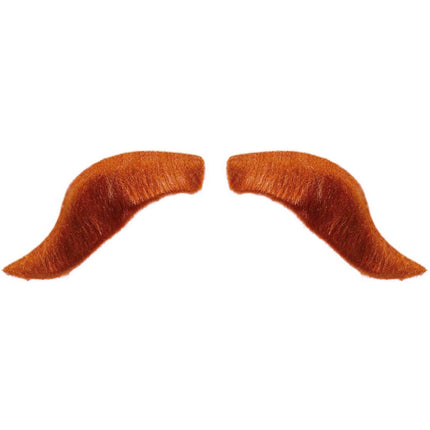 Viking Fake Mustache Red