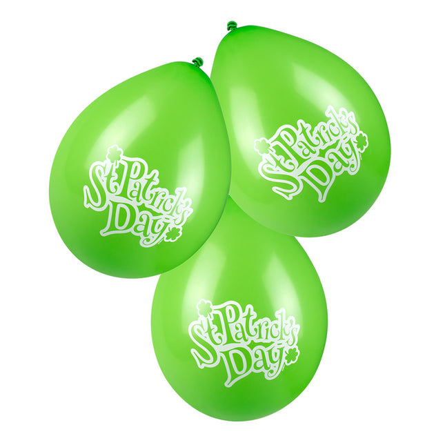 St. Balony na Dzień Patryka lateksowe dwustronne 25cm 6szt