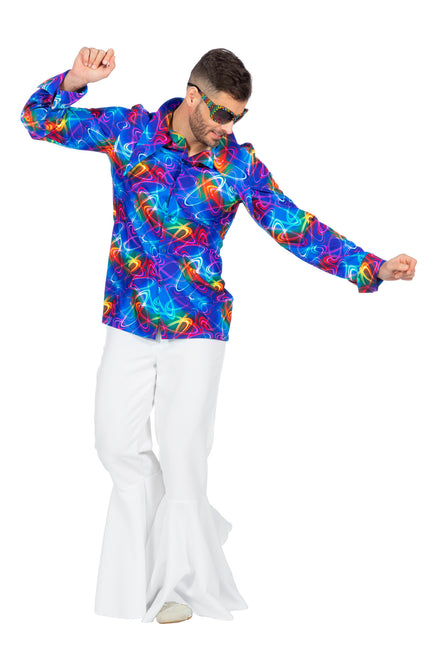 Kolorowa bluzka disco