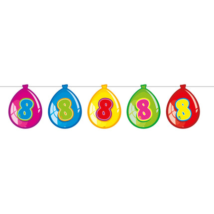 Girlandy 8 lat Balony 10 m