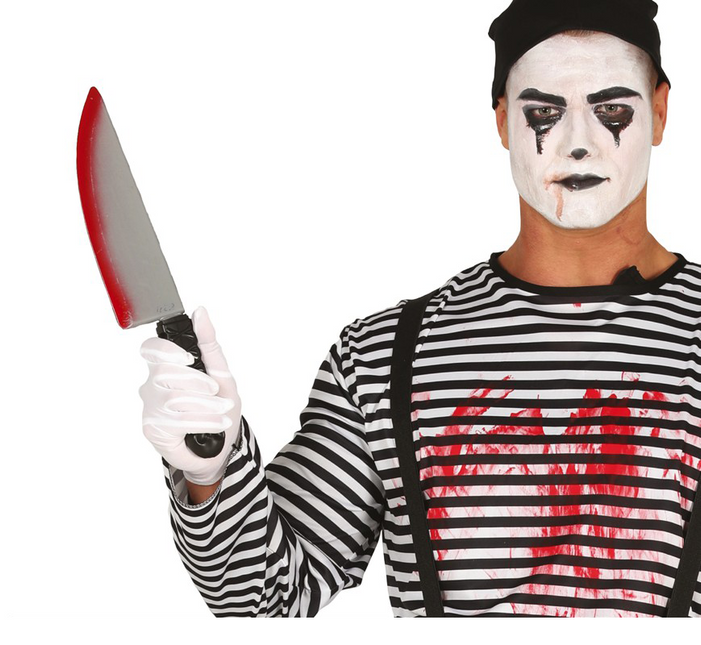 Krwawy nóż na Halloween 37 cm