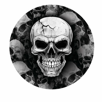 Talerze na Halloween Szkielet 23 cm