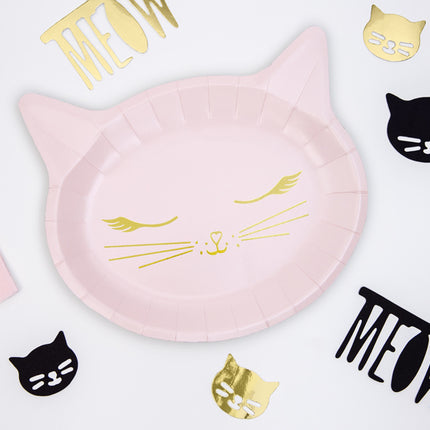 Talerze Cat 22cm 6szt
