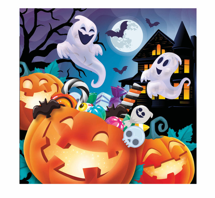 Serwetki na Halloween Dynie 33 cm