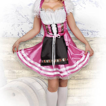 Dirndl Dress Oktoberfest Pink